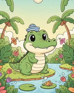 Alligator Coloring Sheets