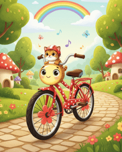 Bicycle Coloring Sheets