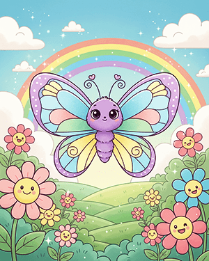 Butterfly Coloring Sheets