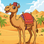 Camel Coloring sheets