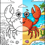 Free Printable Crab Coloring Pages for Kids