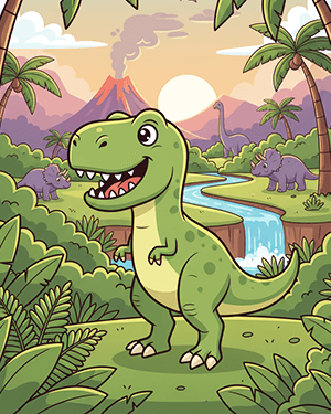 Dinosaur Coloring Sheets