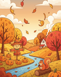 Autumn Coloring Sheets