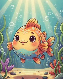 Fish Coloring Sheets