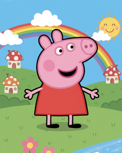 Peppa Pig Coloring Sheets