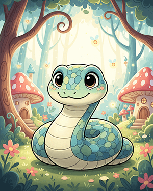 Snake Coloring Sheets