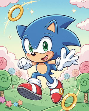 Sonic Coloring Sheets