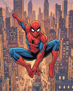 Spider-Man Coloring Sheets