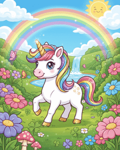 Unicorn Coloring Sheets