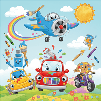 Vehicles Coloring Pages