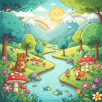 Free Printable Nature Coloring Pages for Kids