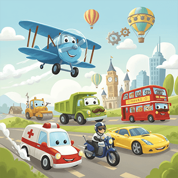 Free Printable Vehicle Coloring Pages for Kids